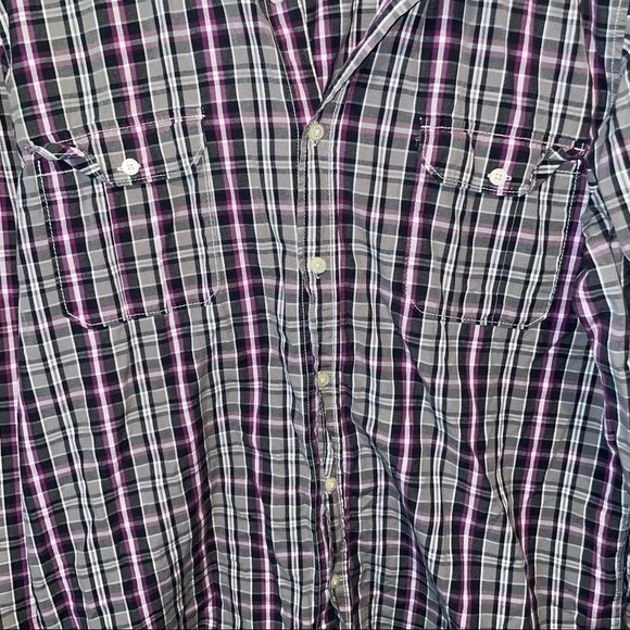 Vurt Purple Button down flannel - Picture 2 of 6